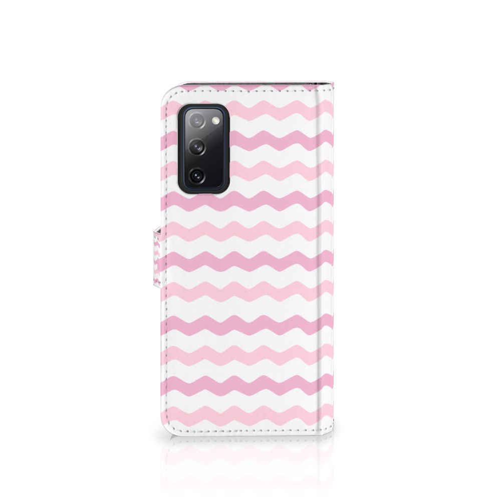 Samsung Galaxy S20 FE Telefoon Hoesje Waves Roze