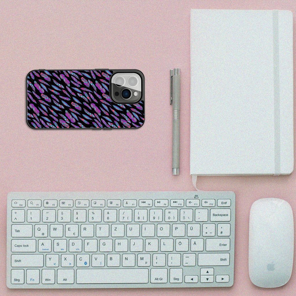 iPhone 13 Pro Back Case Feathers Color B2C Telecom