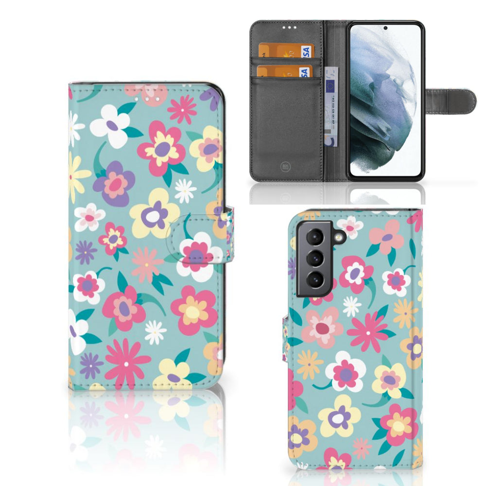 Samsung Galaxy S21 FE Hoesje Flower Power