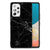 Samsung Galaxy A53 Marmeren Print Telefoonhoesje Marmer Zwart - Origineel Cadeau Vader