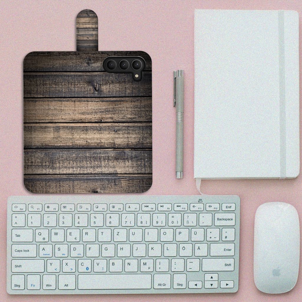 Samsung Galaxy S23 Book Style Case Steigerhout