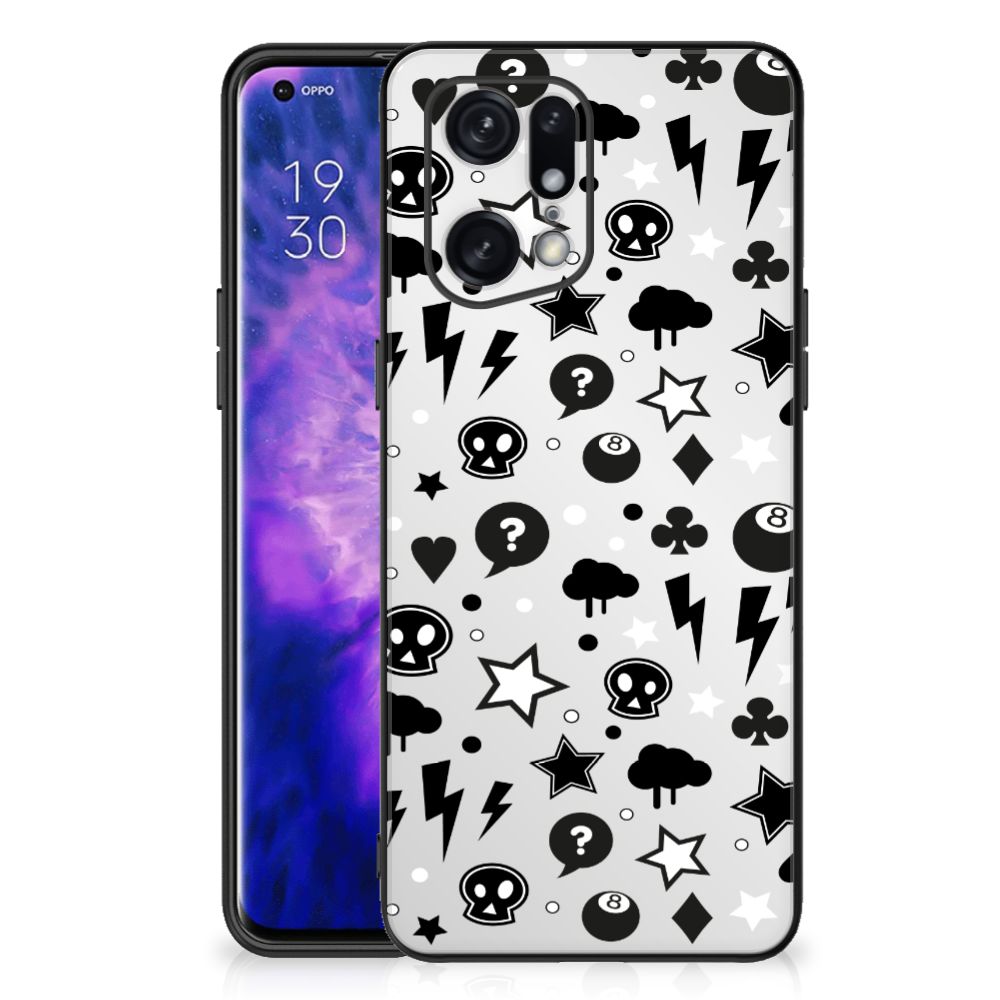 Telefoonhoesje OPPO Find X5 Pro Silver Punk