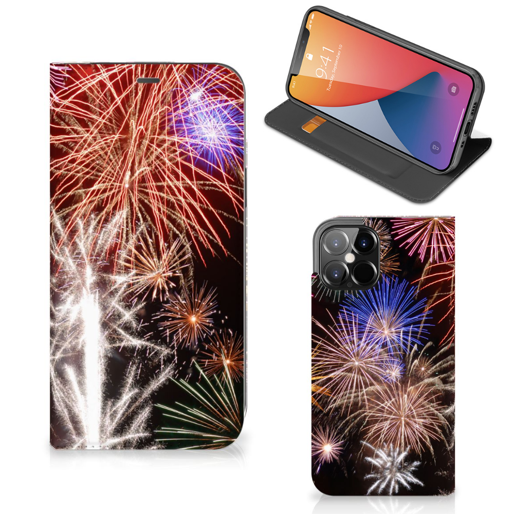 iPhone 12 Pro Max Hippe Standcase Vuurwerk - B2C Telecom