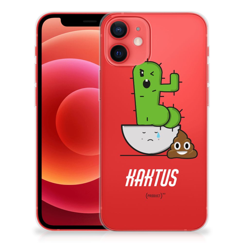 iPhone 12 Mini Telefoonhoesje met Naam Cactus Poo B2C Telecom