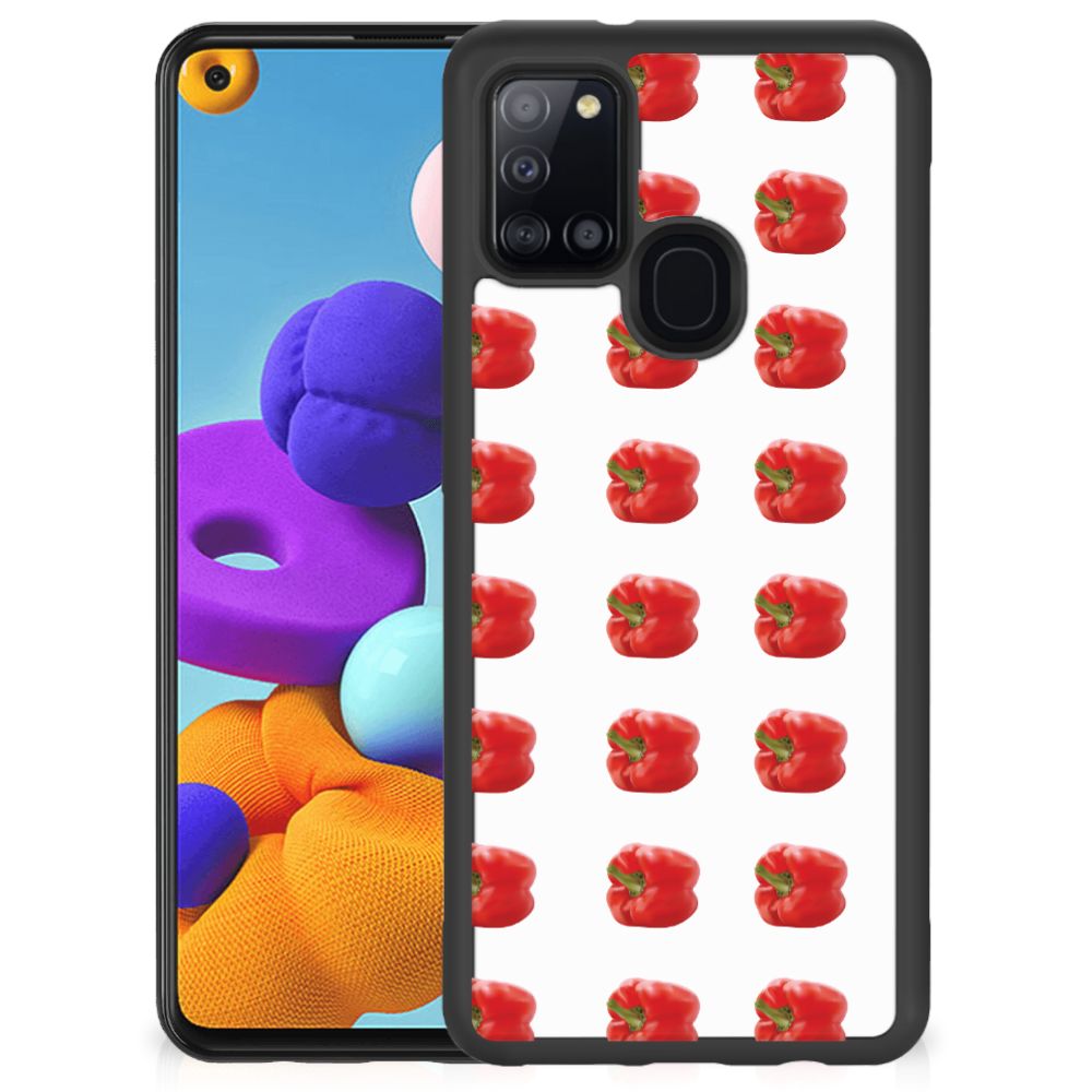 Samsung Galaxy A21s Silicone Case Paprika Red