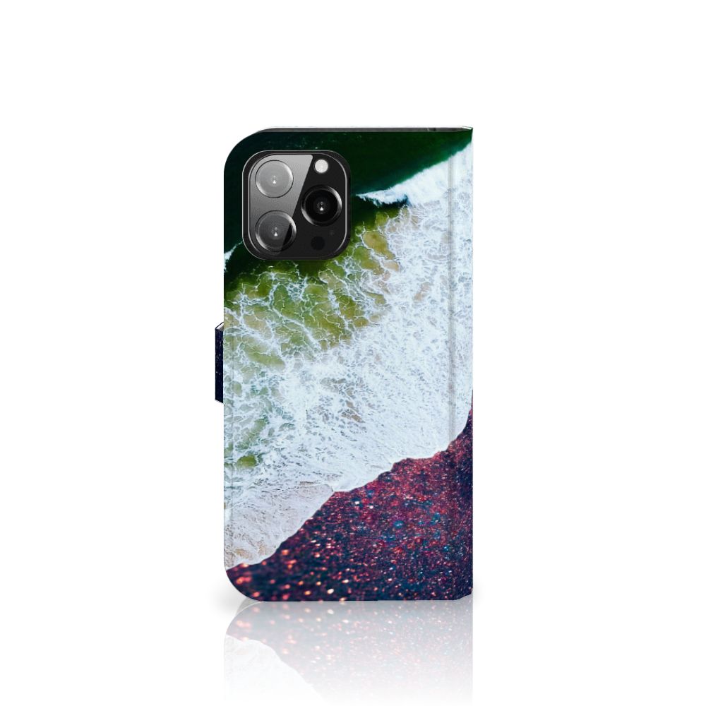 iPhone 13 Pro Max Book Case Sea in Space