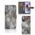 Motorola Moto G31 | G41 Bookcase Marmer Grijs