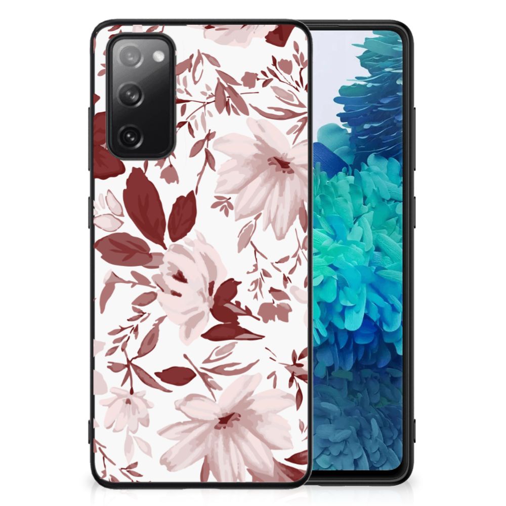 Kleurrijke Telefoonhoesje Samsung Galaxy S20 FE Watercolor Flowers B2C Telecom