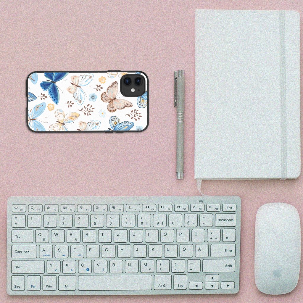 Dierenprint Telefoonhoesje voor iPhone 11 Vlinder B2C Telecom