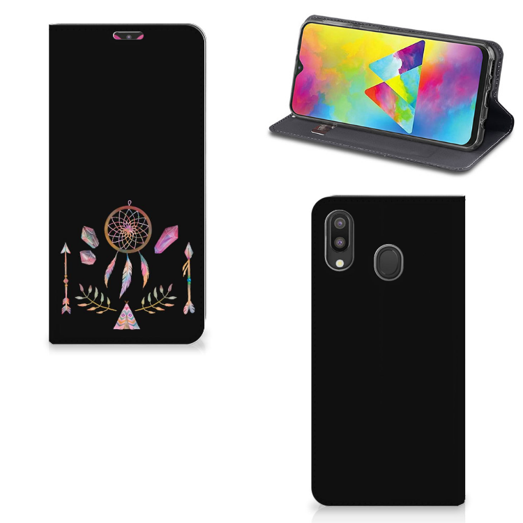 Samsung Galaxy M20 Magnet Case Boho Dreamcatcher