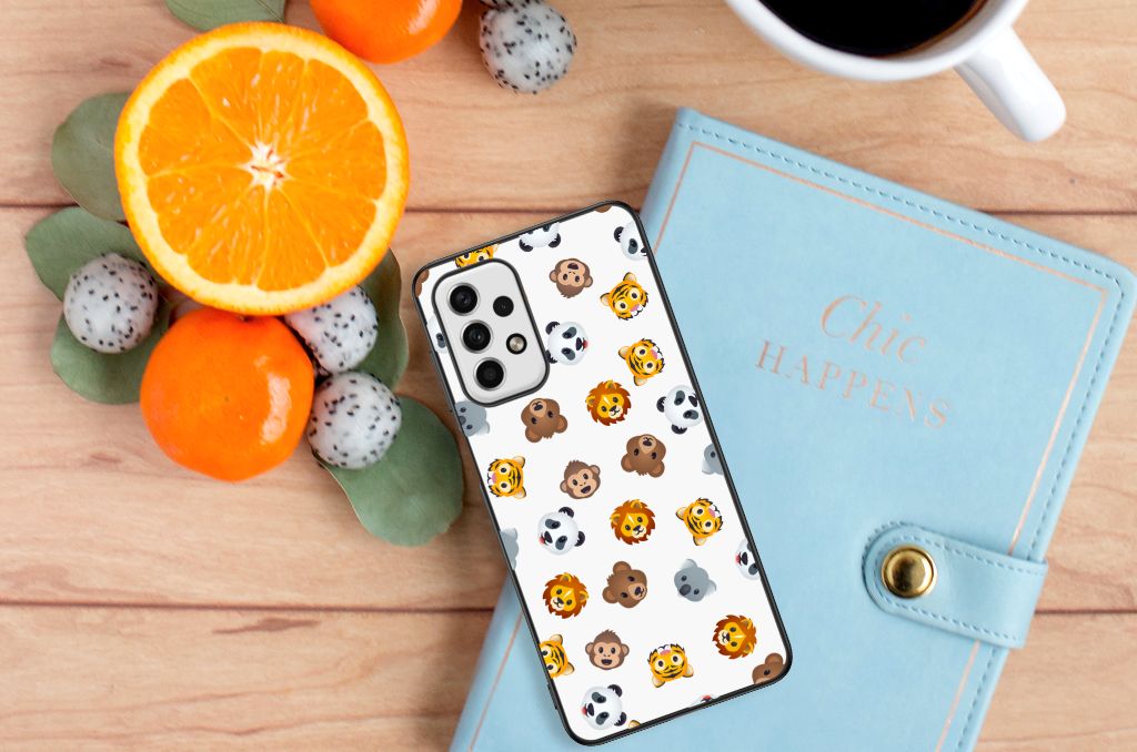 Back Case voor Samsung Galaxy A23 Dieren Emojis B2C Telecom