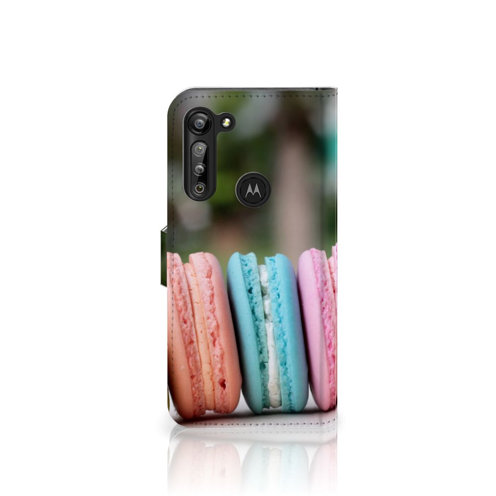 Motorola G8 Power Book Cover Macarons