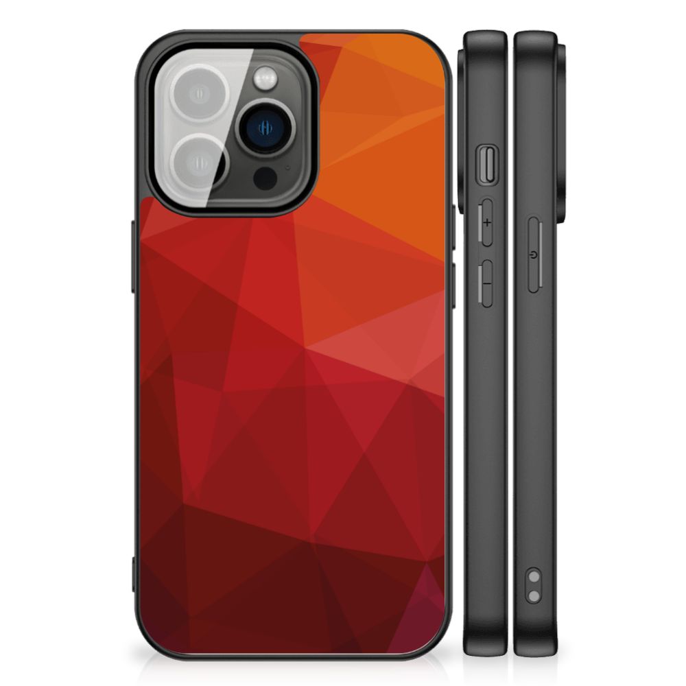 Backcover voor iPhone 13 Pro Polygon Red B2C Telecom