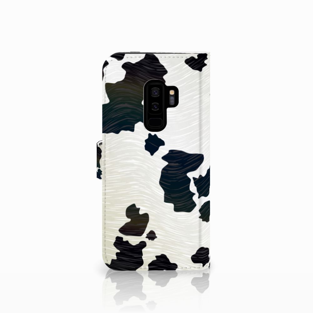 Samsung Galaxy S9 Plus Telefoonhoesje met Pasjes Koeienvlekken