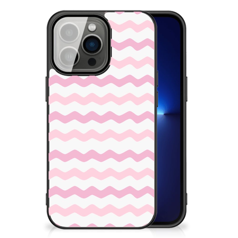 iPhone 13 Pro Back Case Waves Roze B2C Telecom