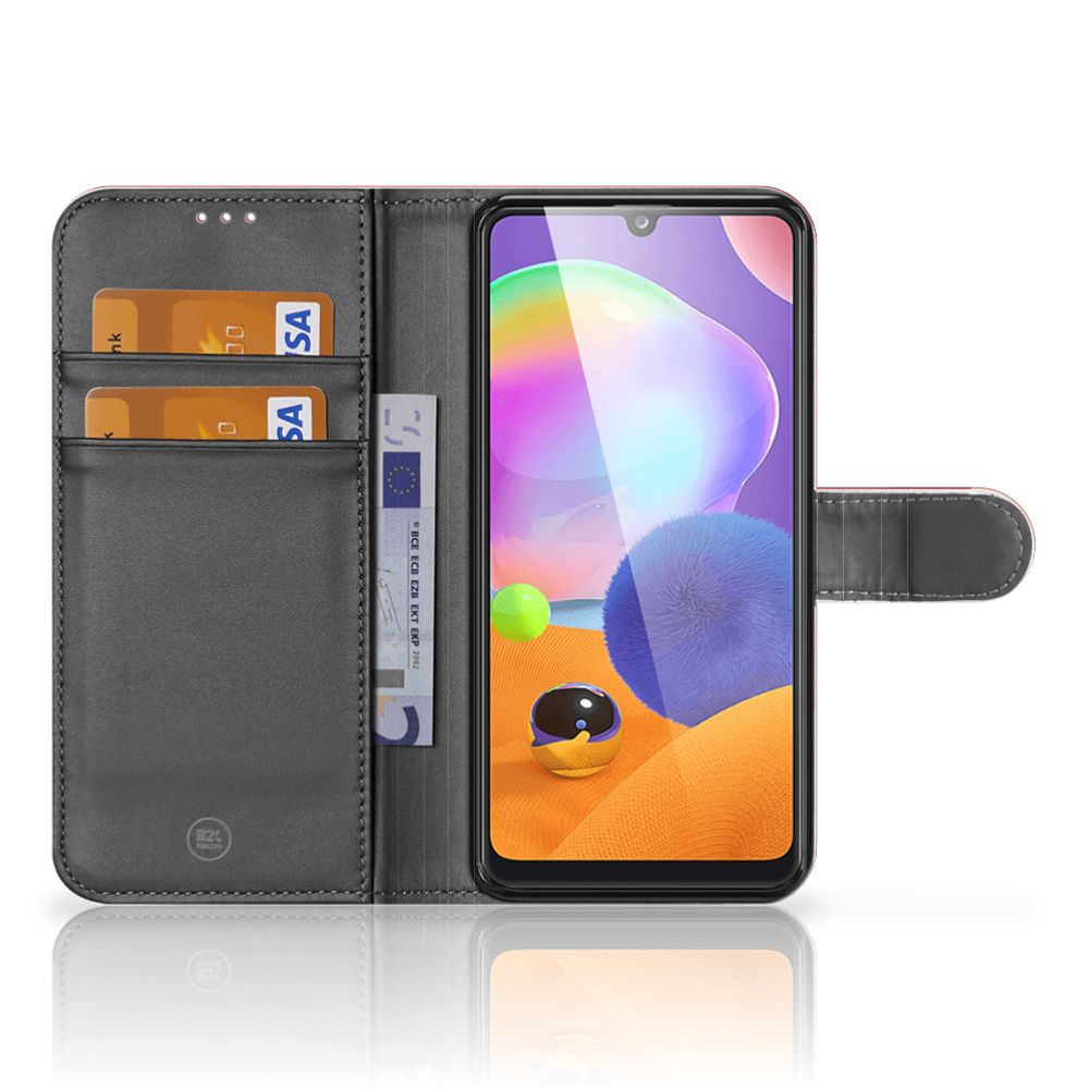 Samsung Galaxy A31 Wallet Case met Pasjes Liefde - Origineel Romantisch Cadeau