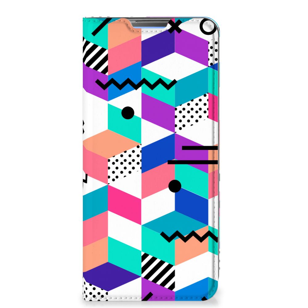 OPPO A53 | A53s Stand Case Blokken Kleurrijk - B2C Telecom