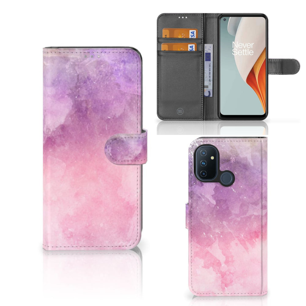 Hoesje OnePlus Nord N100 Pink Purple Paint