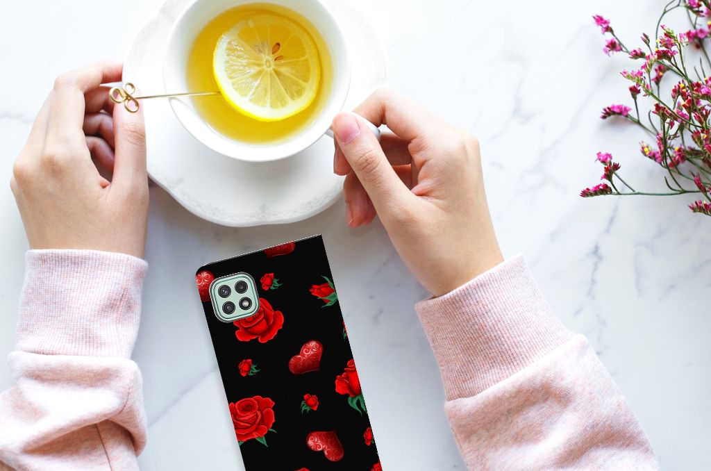 Samsung Galaxy A22 5G Magnet Case Valentine - B2C Telecom
