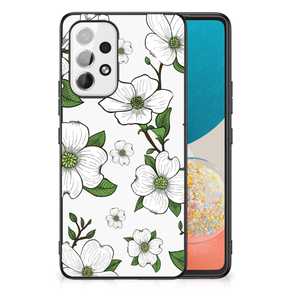 Samsung Galaxy A53 Bloemen Hoesje Dogwood Flowers