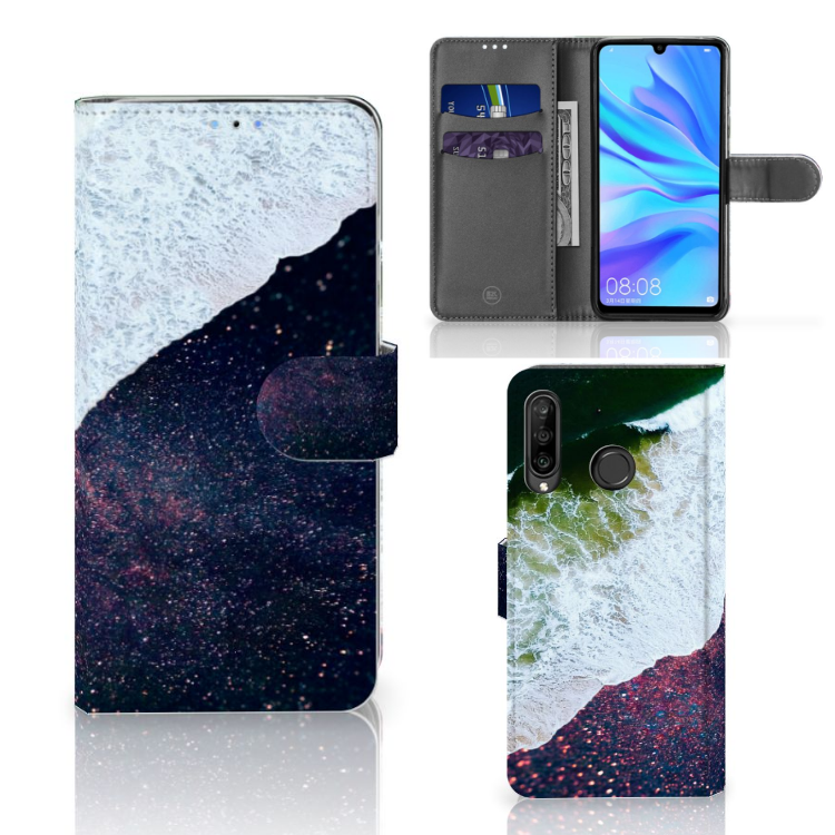 Huawei P30 Lite (2020) Book Case Sea in Space