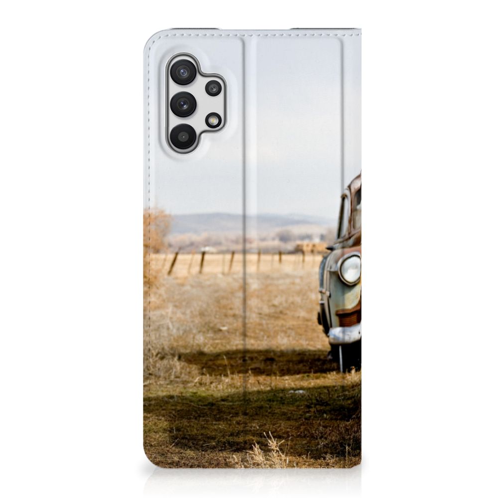 Samsung Galaxy A32 5G Stand Case Vintage Auto - B2C Telecom