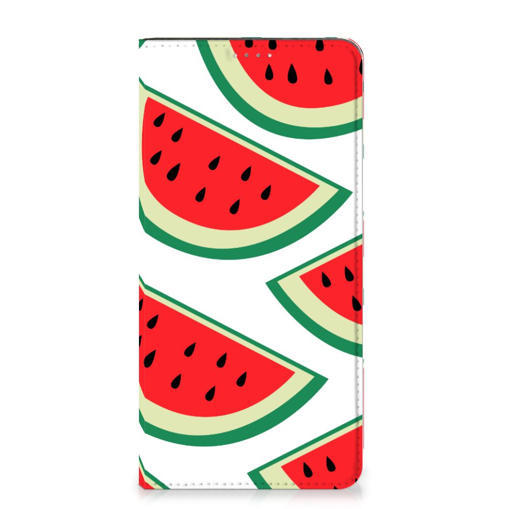 Samsung Galaxy A14 5G Flip Style Cover Watermelons design featuring vibrant watermelon slices.