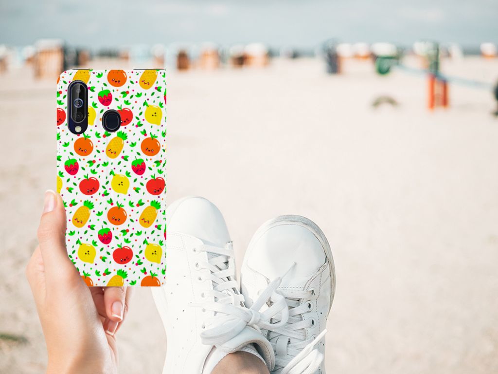 Samsung Galaxy A60 Flip Style Cover Fruits