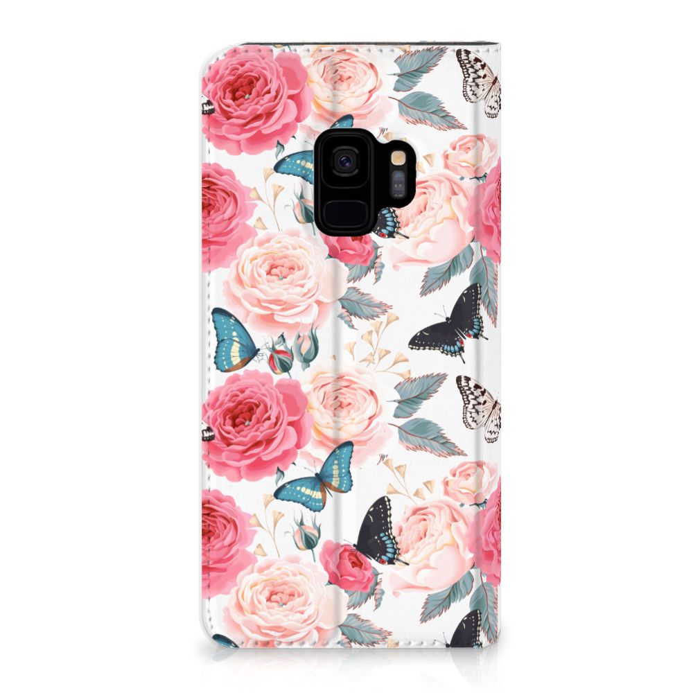Samsung Galaxy S9 Smart Cover Butterfly Roses