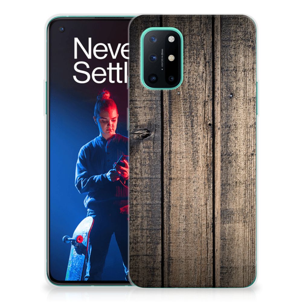 OnePlus 8T Bumper Hoesje Steigerhout