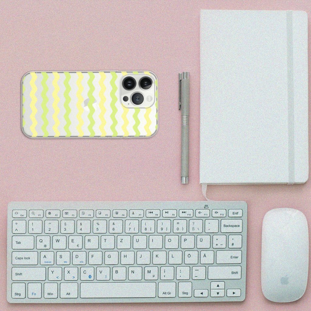 iPhone 13 Pro Max TPU bumper Waves Yellow B2C Telecom