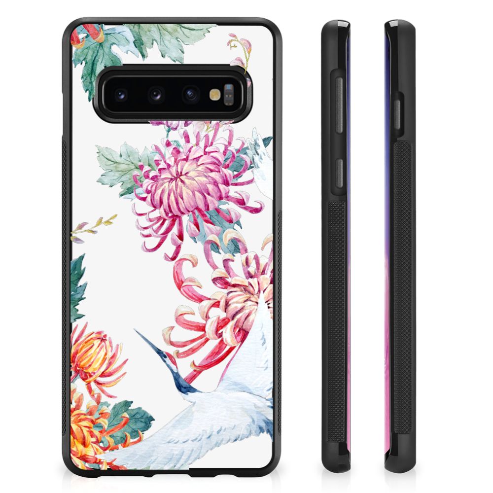 Samsung Galaxy S10+ Back Cover Bird Flowers B2C Telecom