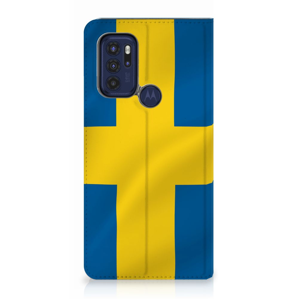 Motorola Moto G60s Standcase Zweden - B2C Telecom