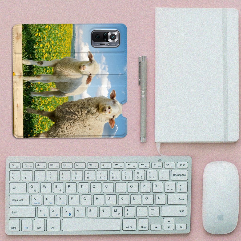 Xiaomi Redmi Note 10 Pro Hoesje maken Schaap en Lammetje - B2C Telecom