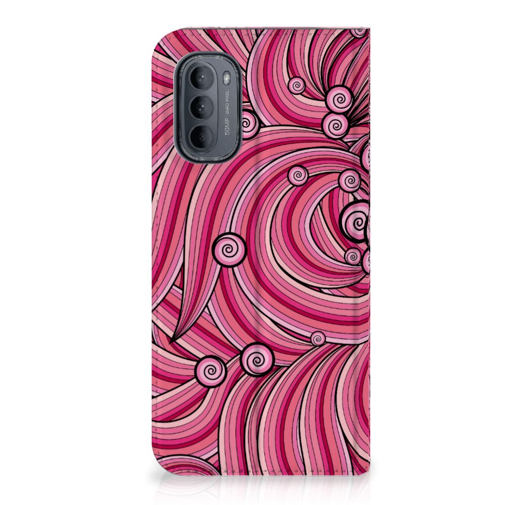 Motorola Moto G31 | G41 Bookcase Swirl Pink - B2C Telecom