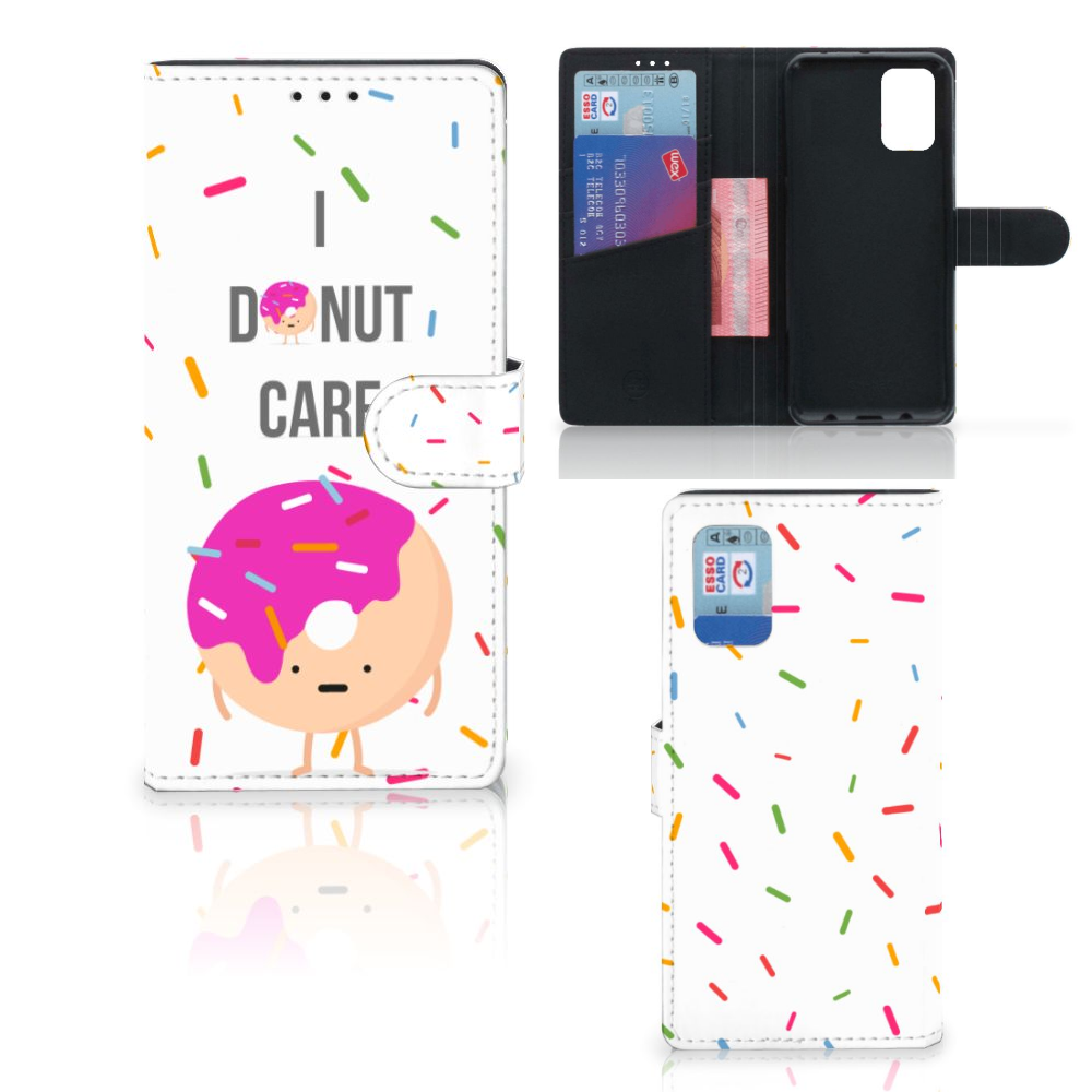 Samsung Galaxy A02s | M02s Book Cover Donut Roze