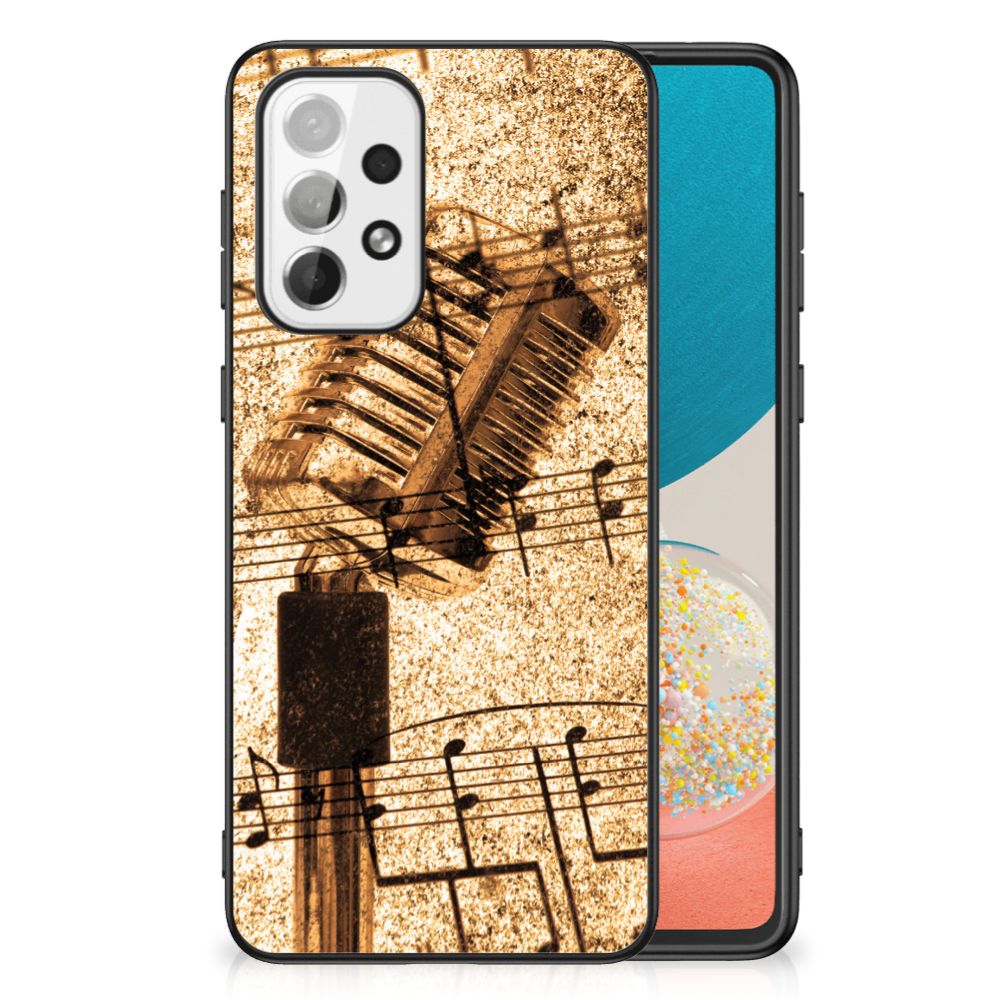 Samsung Galaxy A73 Silicone Back Case Bladmuziek B2C Telecom