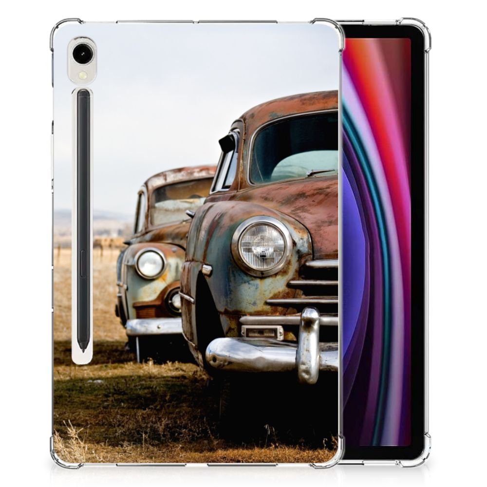 Samsung Galaxy Tab S9 Tablet Backcover met foto Vintage Auto