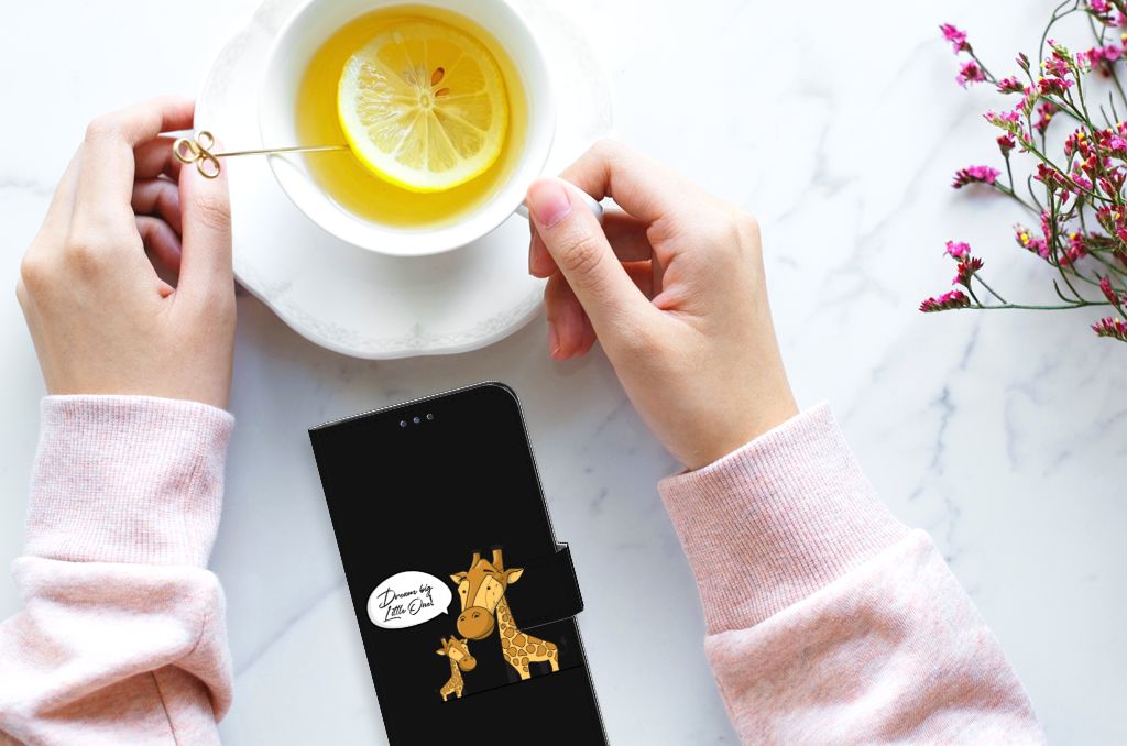 Motorola Moto G22 Leuk Hoesje Giraffe