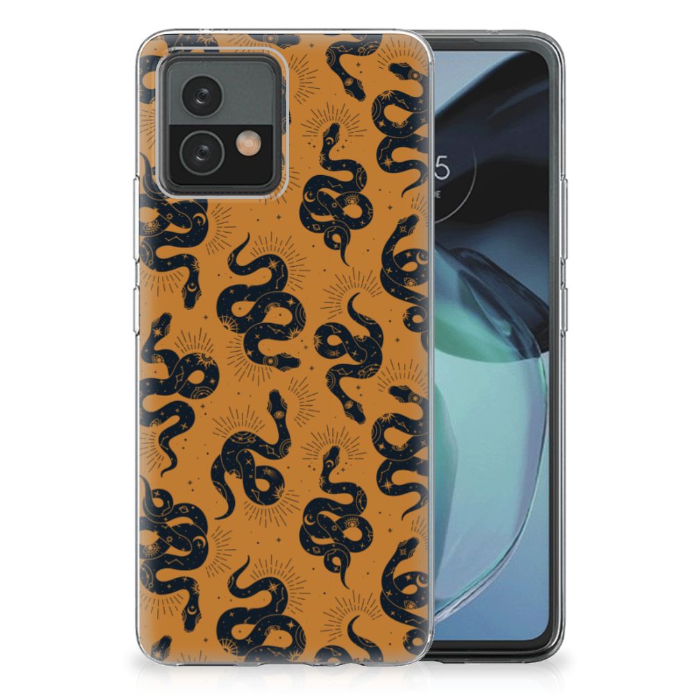 TPU Hoesje voor Motorola Moto G72 Snakes B2C Telecom
