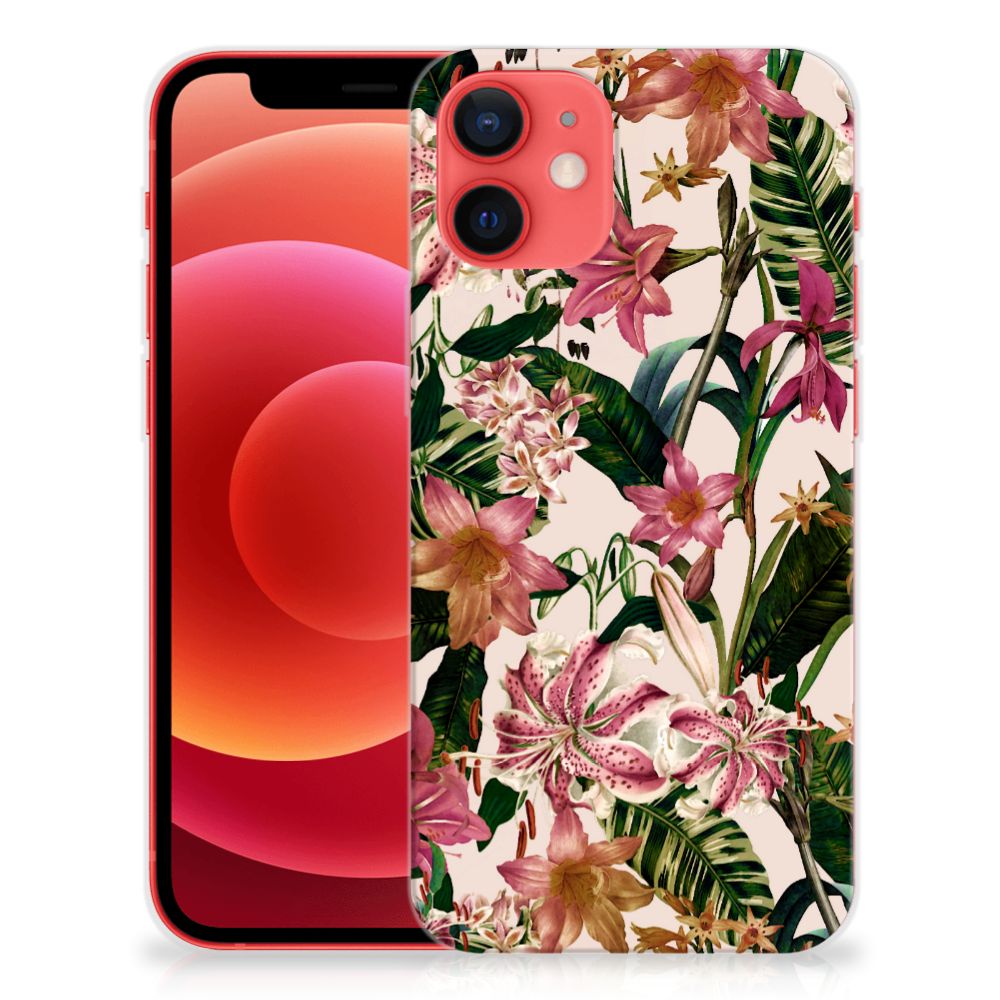 iPhone 12 Mini TPU Case Flowers B2C Telecom