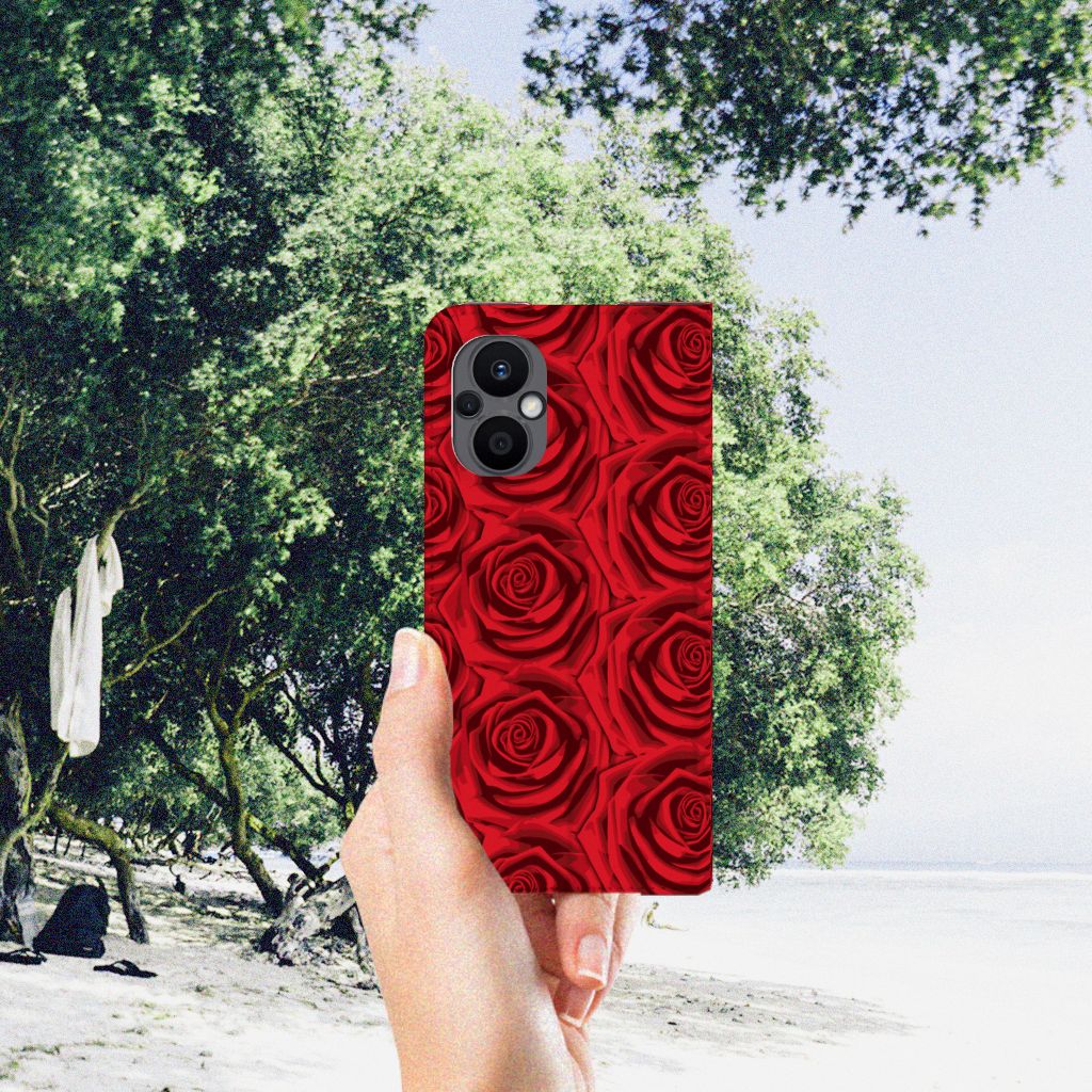 OPPO Reno8 Lite Smart Cover Red Roses - B2C Telecom