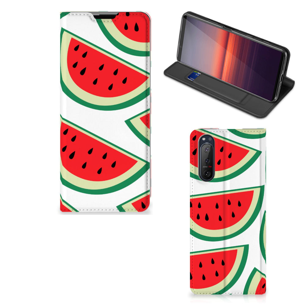 Sony Xperia 5 II Flip Style Cover Watermelons