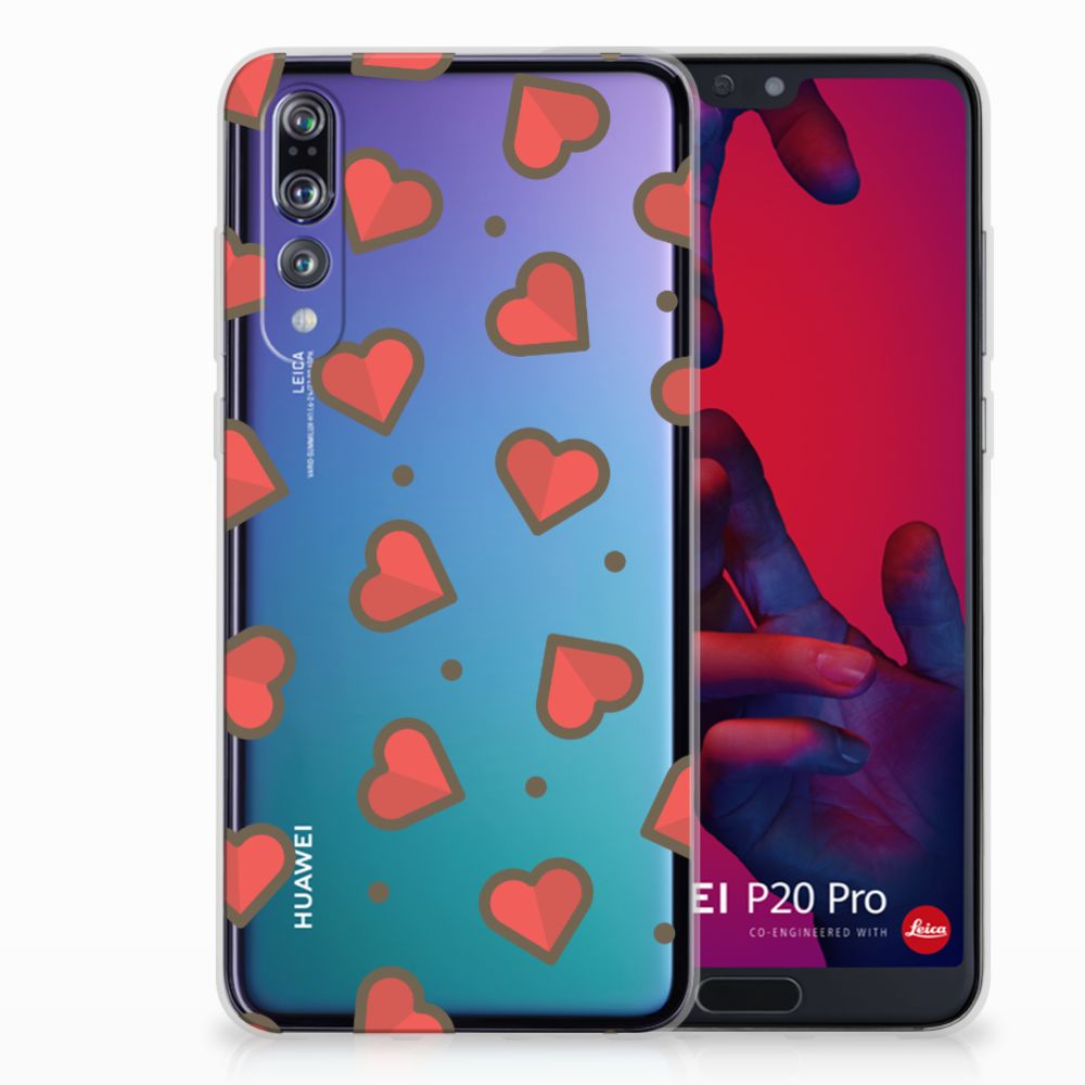 Huawei P20 Pro TPU bumper Hearts