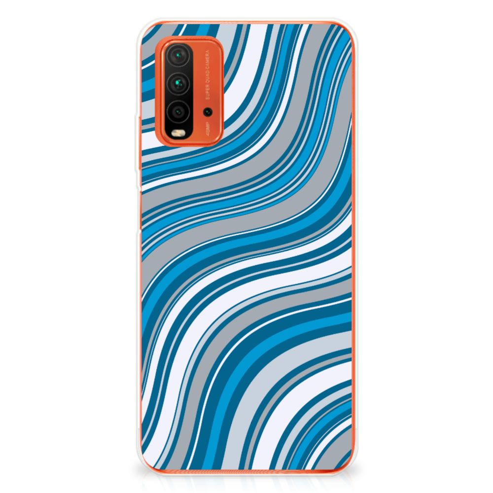 Xiaomi Poco M3 TPU bumper Waves Blue