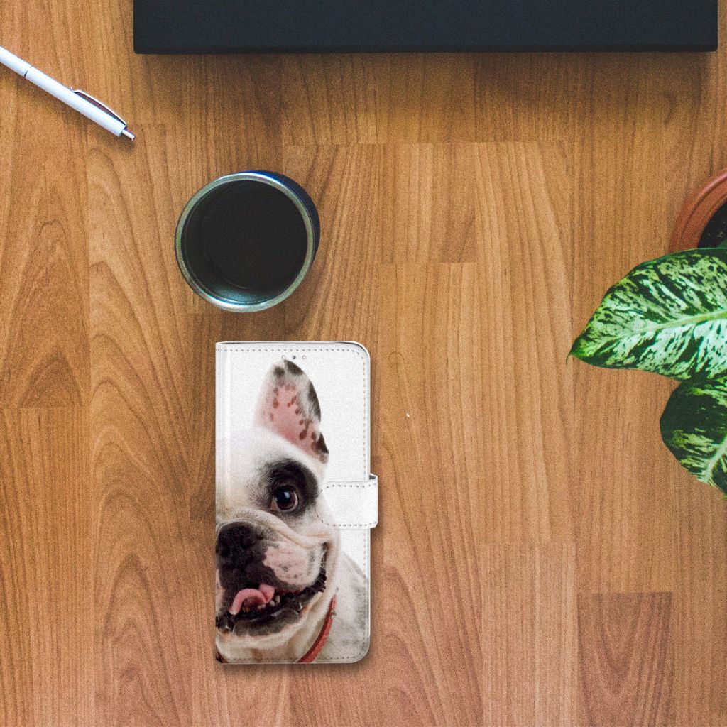 Samsung Note 10 Lite Telefoonhoesje met Pasjes Franse Bulldog