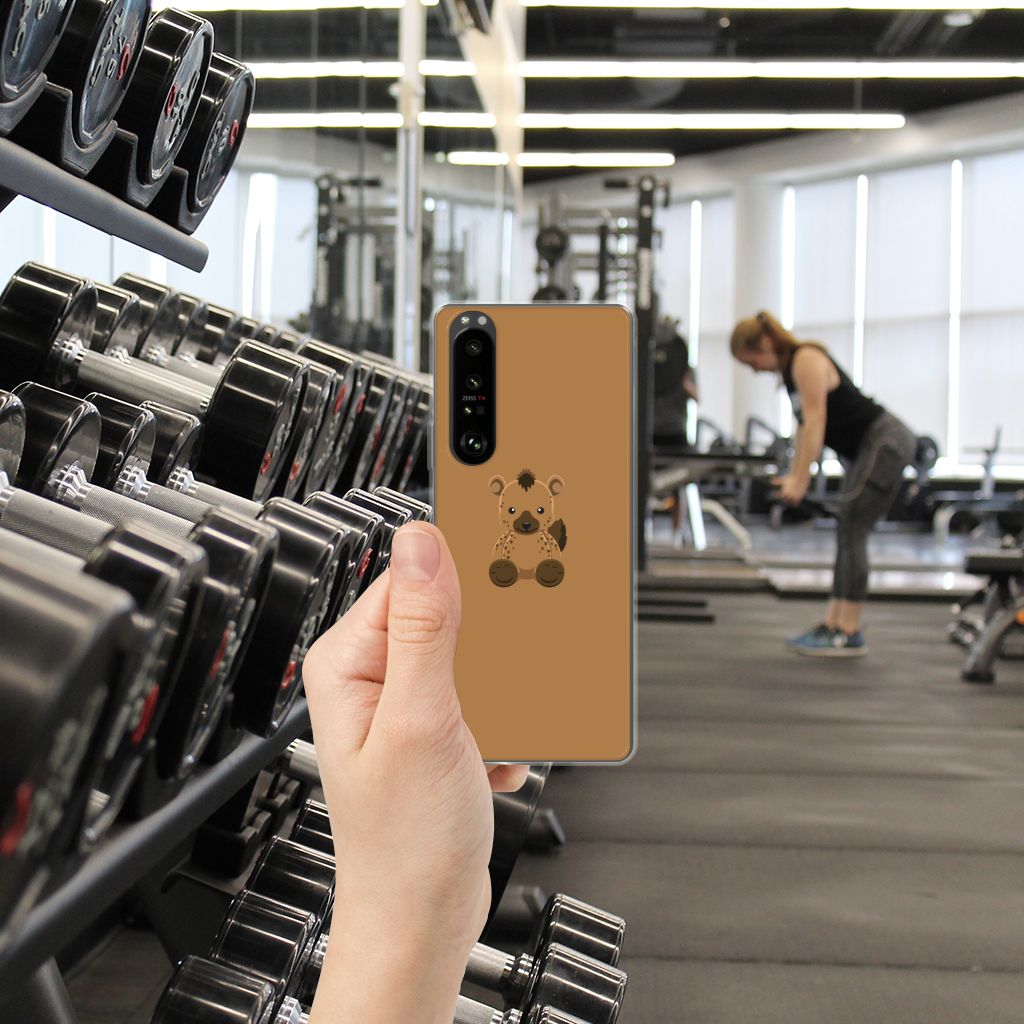 Sony Xperia 1 III Telefoonhoesje met Naam Baby Hyena B2C Telecom