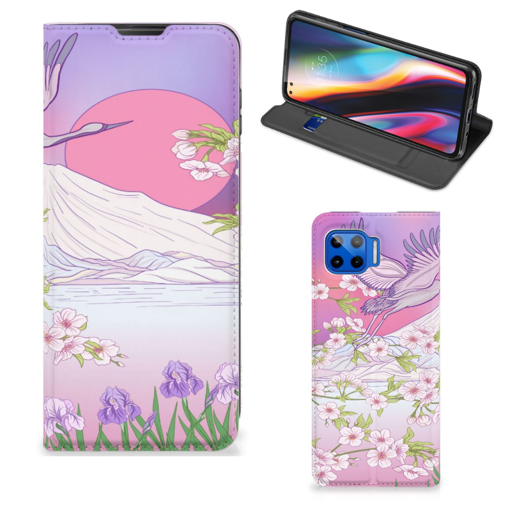 Motorola Moto G 5G Plus Hoesje maken Bird Flying - B2C Telecom