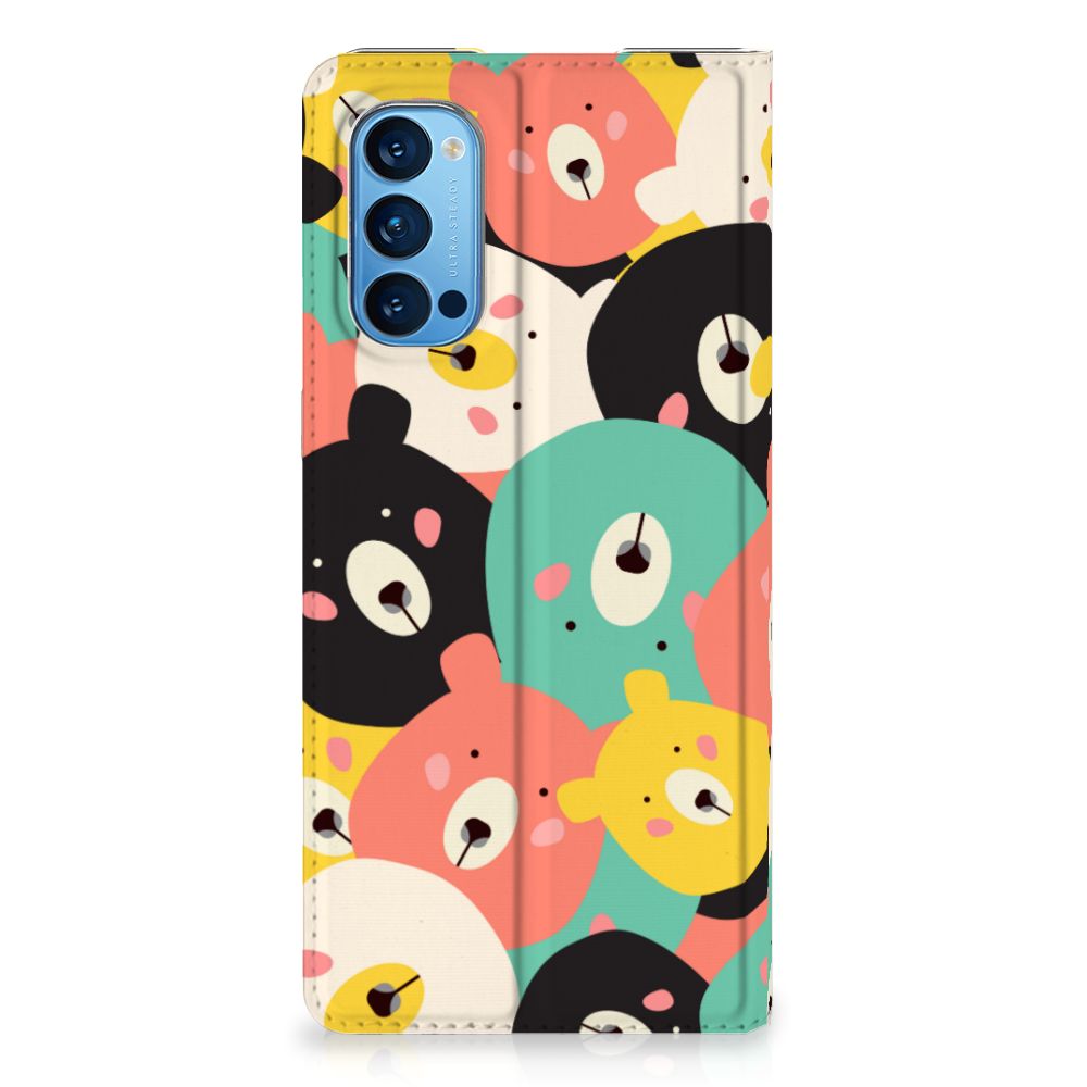 OPPO Reno4 Pro 5G Magnet Case Bears - B2C Telecom
