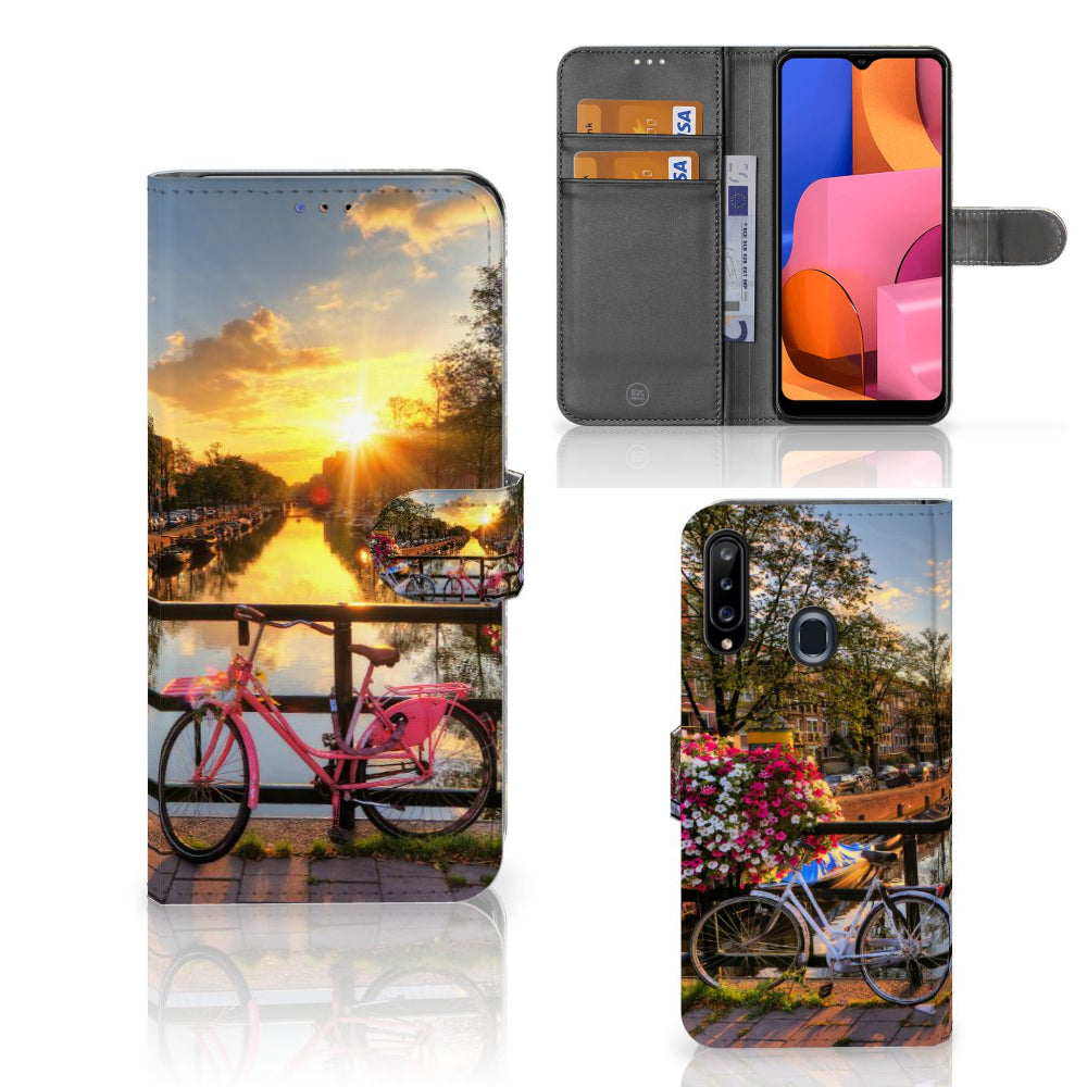 Samsung Galaxy A20s Flip Cover Amsterdamse Grachten